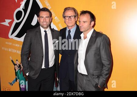 Stephen Beresford, Bill Nighy et Matthew Warchus assistent à la première française du film « Pride » qui s'est tenue au Cinéma Gaumont Opera à Paris, en France, le 3 septembre 2014. Photo de Audrey Poree/ABACAPRESS.COM Banque D'Images