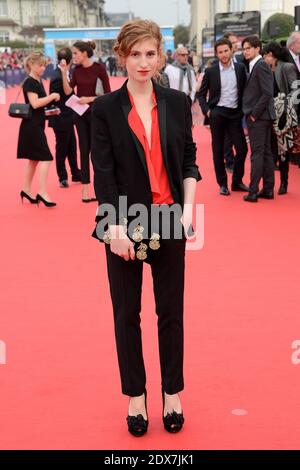 Agathe Bonitzer assiste à la cérémonie d'ouverture du 40ème Festival du film américain à Deauville, France, le 5 septembre 2014. Photo de Nicolas Briquet/ABACAPRESS.COM Banque D'Images