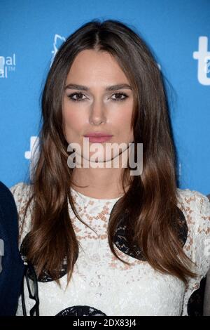 Keira Knightley participe à la photocall du jeu d'imitation au Festival international du film de Toronto 2014, à Toronto, ONTARIO, Canada, le 9 septembre 2014. Photo de Lionel Hahn/ABACAPRESS.COM Banque D'Images