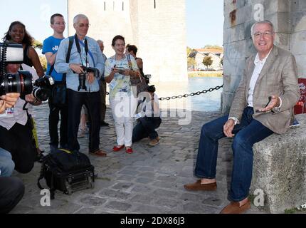 Président du jury Bernard le Coq participant au 16ème Festival de fiction télévisée à la Rochelle, dans l'ouest de la France, le 10 septembre 2014. Photo de Patrick Bernard/ABACAPRESS.COM Banque D'Images