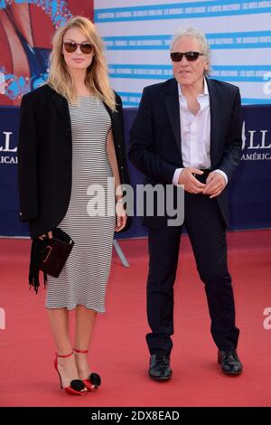 Abel Ferrara et son épouse Nancy assistent à la projection de Pasolini dans le cadre du 40ème Festival du film américain de Deauville à Deauville, France, le 12 septembre 2014. Photo de Nicolas Briquet/ABACAPRESS.COM Banque D'Images