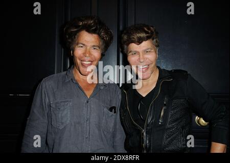 Igor et Grichka Bogdanoff assistent à la Vogue Fashion Night à Paris, France, le 16 septembre 2014. Photo d'Alban Wyters/ABACAPRESS.COM Banque D'Images