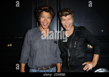 Igor et Grichka Bogdanoff assistent à la Vogue Fashion Night à Paris, France, le 16 septembre 2014. Photo d'Alban Wyters/ABACAPRESS.COM Banque D'Images