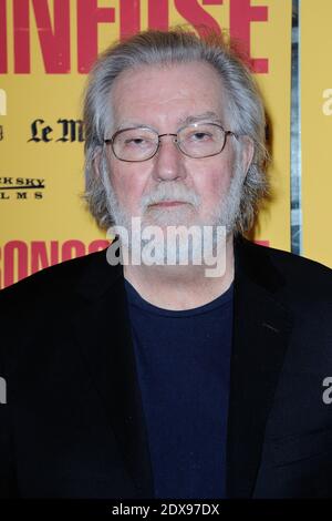 Le réalisateur Tobe Hooper assistant au massacre de la Tronconneuse (la chaîne de la chaîne du Texas Saw massacre) a restauré la première du film au cinéma Grand Rex à Paris, en France, le 23 septembre 2014. Photo d'Aurore Marechal/ABACAPRESS.COM Banque D'Images