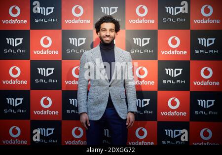 Mohamed Salah Hamed Mahrous Ghaly est un footballeur professionnel égyptien Qui joue comme avant-première pour le club de la Premier League de Liverpool Et la nation égyptienne Banque D'Images