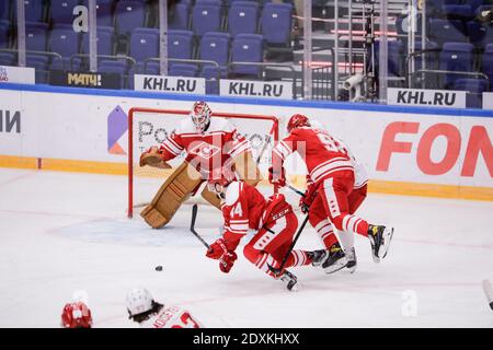 Moscou, Russie. 23 décembre 2020. 2020 décembre 23 - Moscou, Russie - Hockey sur glace KHL Spartak Moscou vs Podolsk Vityaz - #44 Evgeny Kulik crédit: Marco Ciccolella/Alamy Live News Banque D'Images