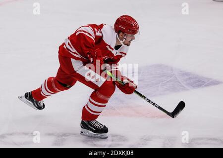 Moscou, Russie. 23 décembre 2020. 2020 décembre 23 - Moscou, Russie - Hockey sur glace KHL Spartak Moscou vs Podolsk Vityaz - #3 Emil Djuse Credit: Marco Ciccolella/Alamy Live News Banque D'Images