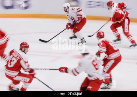 Moscou, Russie. 23 décembre 2020. 2020 décembre 23 - Moscou, Russie - Hockey sur glace KHL Spartak Moscou vs Podolsk Vityaz - #17 Justin Danforth crédit: Marco Ciccolella/Alamy Live News Banque D'Images