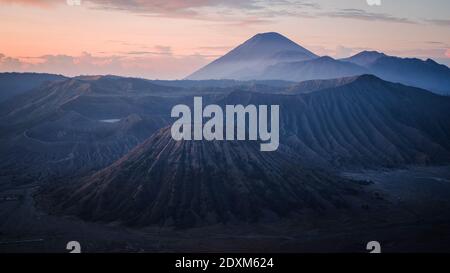 Le Mont Bromo Volcan Banque D'Images