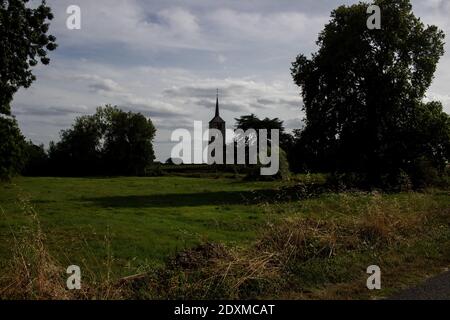 La vie quotidienne à Anjou, Maine-et-Loire. Vie quotidienne en Anjou, Maine-et-Loire. Banque D'Images