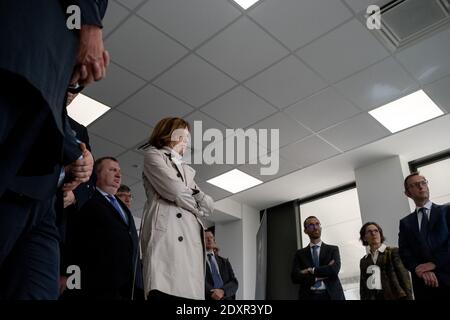 FRA - POLITIQUE - CYBERDEFENSE - Florence Parly, ministre des armes, à Rennes Florence Parly, ministre des armes, se rend jeudi 3 octobre 2019 à Banque D'Images