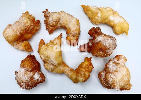 Beignets italiens traditionnels siciliens SINCI Banque D'Images