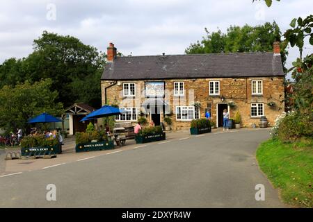 The Horse and Jockey Inn, village de Manton, comté de Rutland, Angleterre, Royaume-Uni Banque D'Images