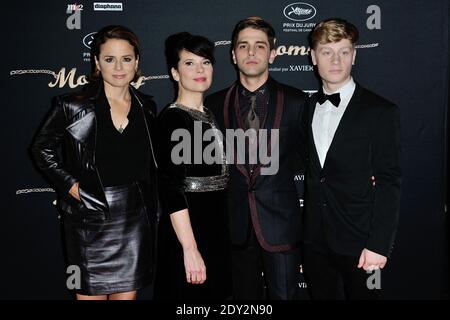 Suzanne Clement, Anne Dorval, Xavier Dolan et Antoine Olivier Pilon participant à la première de la momie au Mk2 Bibliotheque Cinema à Paris, France, le 30 septembre 2014. Photo d'Aurore Marechal/ABACAPRESS.COM Banque D'Images