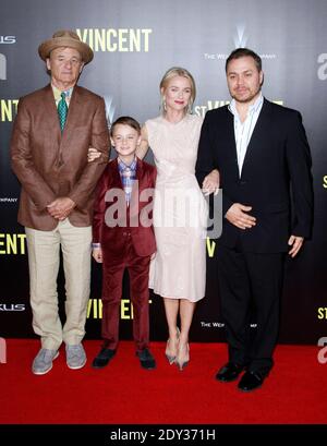 Bill Murray, Jaeden Leiberher, Naomi Watts et Theodore Melfi assistent à la première de 'St Vincent' au théâtre Ziegfeld à New York, NY, USA, le 06 octobre 2014. Photo de Donna Ward/ABACAPRESS.COM Banque D'Images
