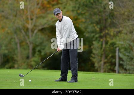 Alain Roche participant au Tee Break Gourmand au Golf d'Etiolles près de Paris, France, le 7 octobre 2014. Photo de Laurent Zabulon/ABACAPRESS.COM Banque D'Images