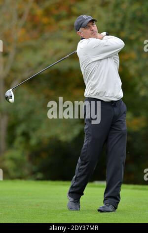 Alain Roche participant au Tee Break Gourmand au Golf d'Etiolles près de Paris, France, le 7 octobre 2014. Photo de Laurent Zabulon/ABACAPRESS.COM Banque D'Images