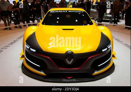 La nouvelle voiture concept RS 01 Renault Sport lors du salon de l'automobile de Paris 2014, connue sous le nom de mondial de l'automobile à Paris, France, le 10 octobre 2014. Photo de Nicolas Genin/ABACAPRESS.COM Banque D'Images