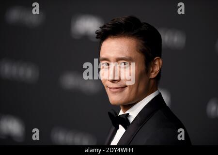 Byung-hun Lee participe au Gala Art + film 2014 de LACMA en l'honneur de Barbara Kruger et Quentin Tarantino présenté par Gucci au LACMA à Los Angeles, CA, Etats-Unis, le 1er novembre 2014. Photo de Lionel Hahn/ABACAPRESS.COM Banque D'Images