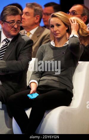 Marion Marechal le Pen participe au 15ème congrès du parti, à Lyon, France, le 30 novembre 2014. Photo de Patrick Bernard/ABACAPRESS.COM Banque D'Images