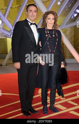 Jean-Michel Simonian et Marisa Berenson participant à la projection de Far from Men dans le cadre du 14ème Festival du film de Marrakech, Maroc, le 7 décembre 2014. Photo de Nicolas Briquet/ABACAPRESS.COM Banque D'Images