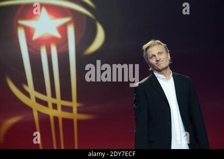 Viggo Mortensen reçoit un prix d'hommage dans le cadre du 14ème Festival du film de Marrakech à Marrakech, au Maroc, le 7 décembre 2014. Photo de Nicolas Briquet/ABACAPRESS.COM Banque D'Images