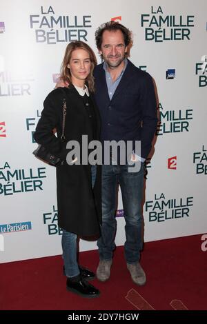 Stephane de Groodt et son épouse Odile d'Outremont assistent à la première française du film 'la famille Belier' qui s'est tenue au Cinéma le grand Rex à Paris, le 09 décembre 2014. Photo de Audrey Poree/ABACAPRESS.COM Banque D'Images