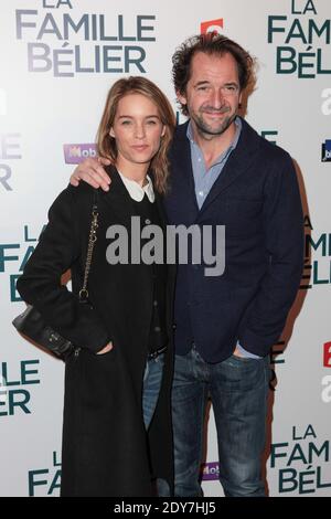 Stephane de Groodt et son épouse Odile d'Outremont assistent à la première française du film 'la famille Belier' qui s'est tenue au Cinéma le grand Rex à Paris, le 09 décembre 2014. Photo de Audrey Poree/ABACAPRESS.COM Banque D'Images