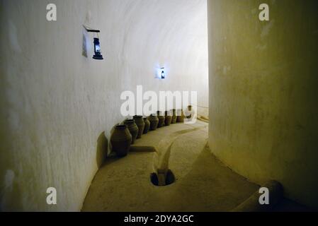 Château d'Al-Hazm à Rustaq, Oman. Banque D'Images