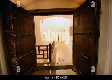 Château d'Al-Hazm à Rustaq, Oman. Banque D'Images