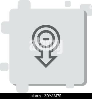 icône soustraire un vecteur illustration moderne d'un vecteur simple Illustration de Vecteur