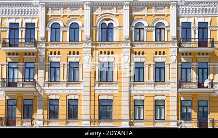 Ancien bâtiment à Kiev dans le centre-ville, Ukraine Banque D'Images