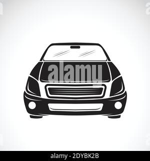 Vecteur de conception de voiture sur fond blanc, logo de voiture Vector pour votre conception. Illustration vectorielle superposée facile à modifier. Illustration de Vecteur