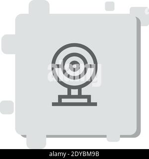 webcam vector icon modern simple vector illustration Illustration de Vecteur