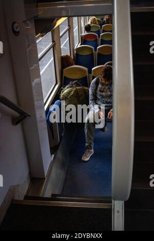 Lllustration de la vie quotidienne à Paris, France. Lllustration du quotidien à Paris en France. Banque D'Images