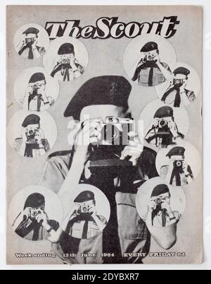 LE SCOUT - Magazine des scouts des années 1960 Banque D'Images