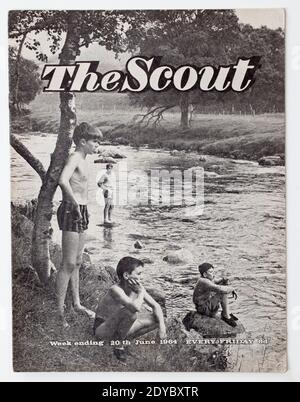 LE SCOUT - Magazine des scouts des années 1960 Banque D'Images