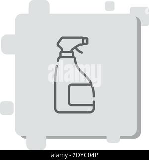 icône de vecteur de pulvérisateur d'arrosage illustration moderne de vecteur simple Illustration de Vecteur