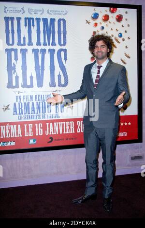 Le Directeur Armando Bo assiste à la première "Ultimo Elvis" de l'UGC Cine cite Bercy, à Paris, France, le 08 janvier 2013. Photo d'Aurore Marechal/ABACAPRESS.COM Banque D'Images