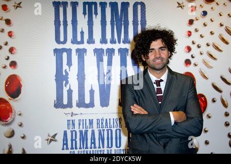 Le Directeur Armando Bo assiste à la première "Ultimo Elvis" de l'UGC Cine cite Bercy, à Paris, France, le 08 janvier 2013. Photo d'Aurore Marechal/ABACAPRESS.COM Banque D'Images