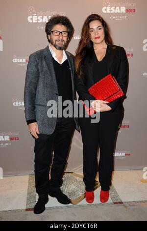 Lola Dewaere et Radu Mihaileanu assistant au dîner 'Cesar's Revelations 2013' à Paris, France, le 14 janvier 2013. Photo d'Alban Wyters/ABACAPRESS.COM Banque D'Images