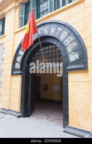 Vietnam Hanoi la prison de Hoa Lo, autrement connu sous le nom de Hanoi Hilton. Banque D'Images