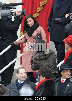 EVA Longoria arrive aux cérémonies d'inauguration du second mandat du président Obama au Capitole des États-Unis à Washington, DC, USA, le 21 janvier 2013. Photo de JMP-Douliery/ABACAPRESS.COM Banque D'Images