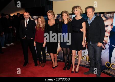 Scali Delpeyrat, Lolita Offenstein, Virginie Efira, la réalisatrice Lea Fazer, Alice Taglioni et l'acteur Philippe Lefebvre ont assisté à la première de 'cookie' qui s'est tenue au théâtre UGC les Halles à Paris, en France, le 21 janvier 2013. Photo de Jerome Domine/ABACAPRESS.COM Banque D'Images