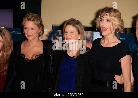 Virginie Efira, directrice Lea Fazer et Alice Taglioni assistaient à la première de 'cookie' qui s'est tenue au théâtre UGC les Halles à Paris, en France, le 21 janvier 2013. Photo de Jerome Domine/ABACAPRESS.COM Banque D'Images