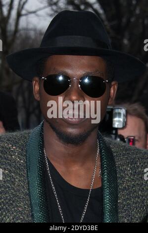 Theophilus Londres arrive à la haute-Couture Printemps-été 2013 salon de la collection Chanel au Grand Palais de Paris, France, le 22 janvier 2013. Photo de Nicolas Genin/ABACAPRESS.COM Banque D'Images