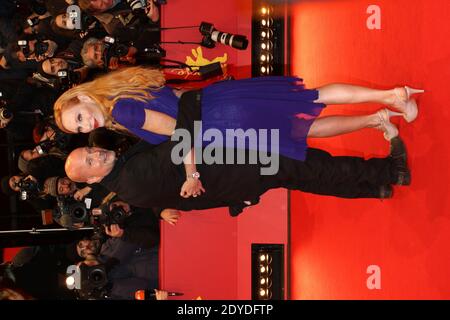 Christian Berkel und Andrea Sawatzki assistant à la cérémonie d'ouverture de la 63e Berlinale, Berlin International film Festival à Berlin, Allemagne, le 7 février 2013. Photo par Olivier Vigerie/ABACAPRESS.COM Banque D'Images