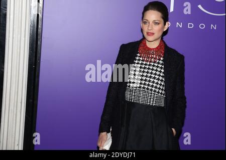 Marion Cotillard participe à la fête pré-BAFTA à Londres, en Grande-Bretagne, le 9,2013 février. Photo par ABACAPRESS.COM Banque D'Images