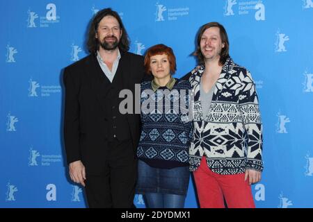 L'acteur Johan Heldenbergh, l'actrice Veerle Baetens et le réalisateur Felix Van Groeningen et assistant à la séance photo « The Broken Circle Breakdown » lors de la 63e Berlinale, Berlin International film Festival à Berlin, Allemagne, le 12 février 2013. Photo d'Aurore Marechal/ABACAPRESS.COM Banque D'Images