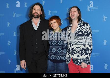 L'acteur Johan Heldenbergh, l'actrice Veerle Baetens et le réalisateur Felix Van Groeningen et assistant à la séance photo « The Broken Circle Breakdown » lors de la 63e Berlinale, Berlin International film Festival à Berlin, Allemagne, le 12 février 2013. Photo d'Aurore Marechal/ABACAPRESS.COM Banque D'Images